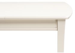 Деревянный стол Цизеан 100(132)х79х75 слоновая кость