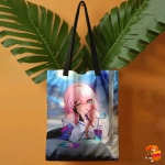 Сумка шоппер с принтом Honkai Star Rail