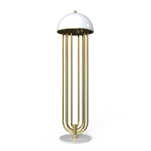 Напольный дизайнерский светильник  Turner by Delightfull (белый)
