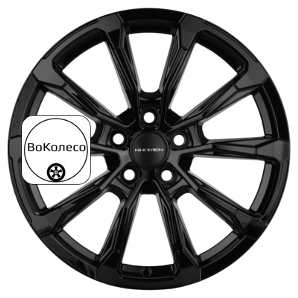 7,5x18/5x108 ET47 D60,1 KHW1808 (Chery Tiggo 8/8 Pro) Black Khomen Wheels