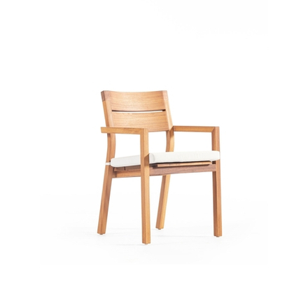 DUBAI Chair кресло деревянное, массив ироко