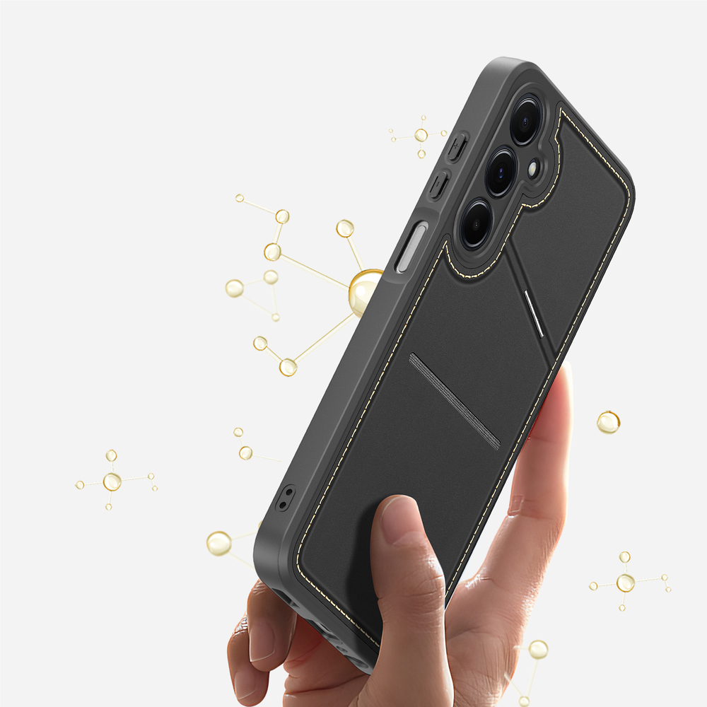 Чехол с картхолдером и подставкой от Dux Ducis для Samsung Galaxy A15, серия Rafi II Series Case