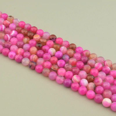 Нитка Агат 37 см. 10 мм. (Без замка)