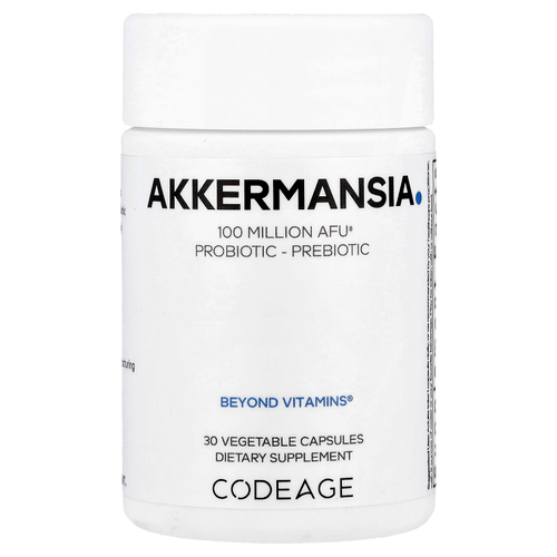 Codeage, Akkermansia, 30 растительных капсул
