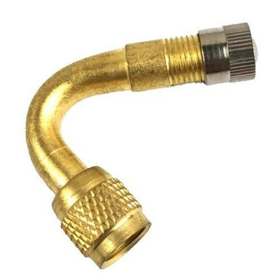 Переходник удлинитель для подкачки на ниппель вентиль угловой 135 градусов