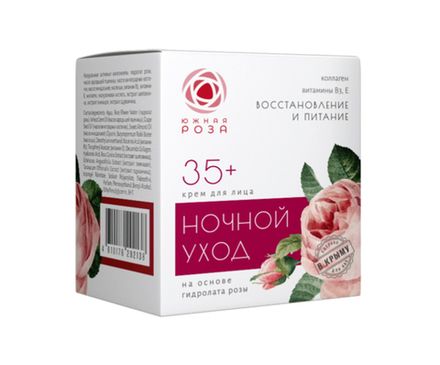Крем для лица "Роза. Ночной уход 35+"