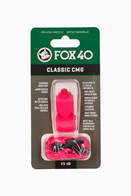 Свисток со шнурком FOX40 CMG Safety Pink - розовый