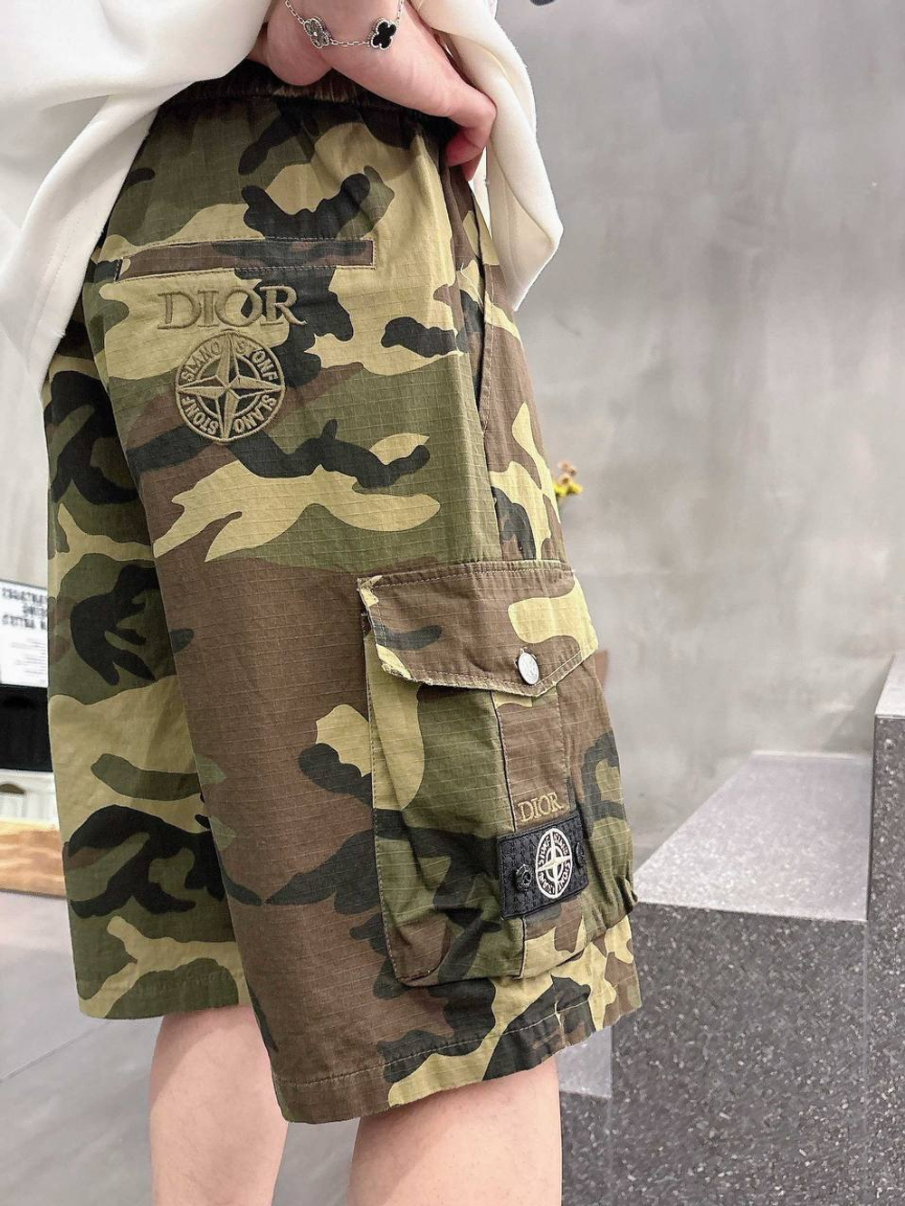 Шорты Stone Island & Dior