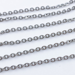 Цепочка, цвет серебро, размер звена 3*2,3 мм, цена за отрезок 50 см
