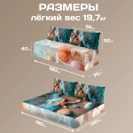 Бескаркасный диван кровать раскладной "Море"