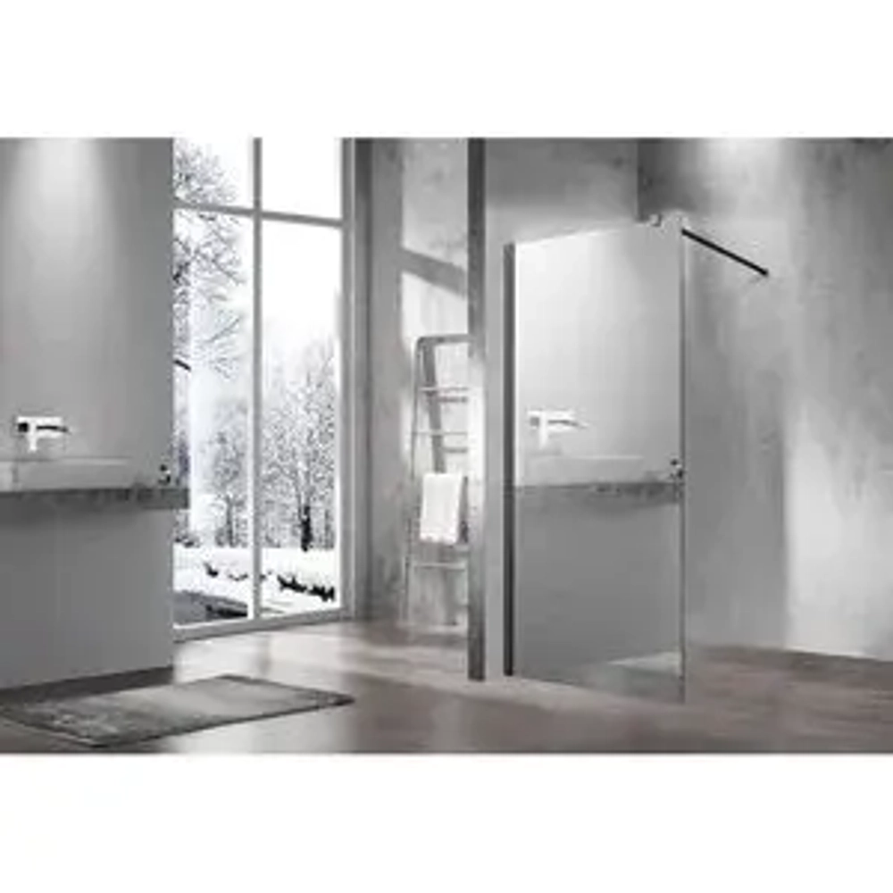 Душевая перегородка Walk-In VSW-1H100MRB, 1000*2000, черный, стекло зеркальное, , шт