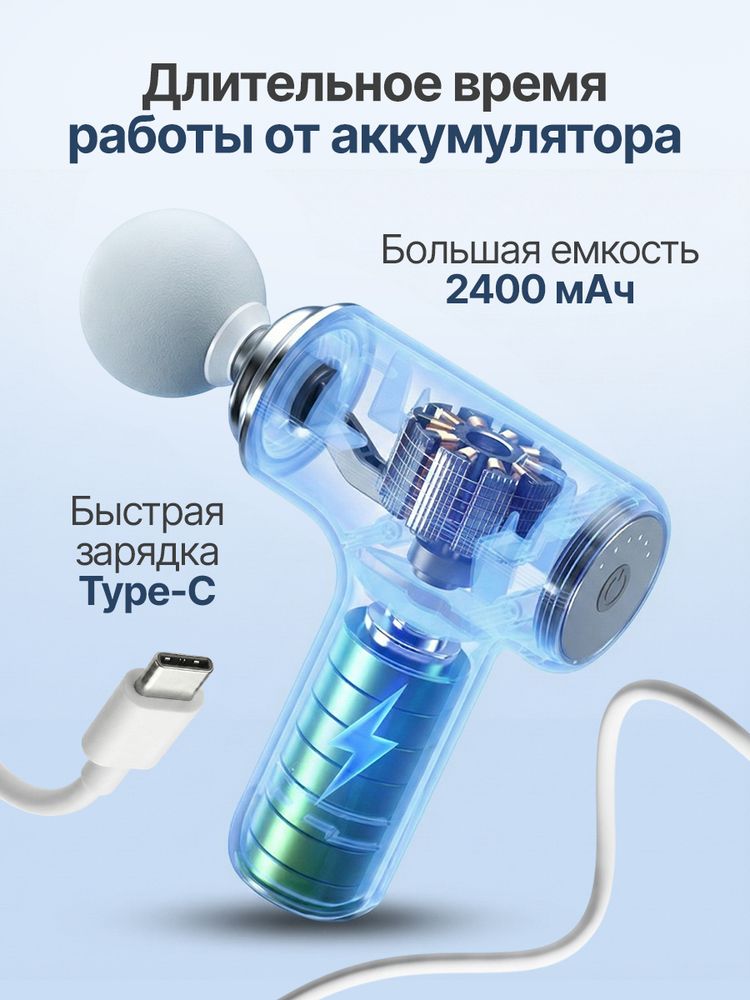 Перкуссионный массажер для тела, шеи и спины DFC YESOUL