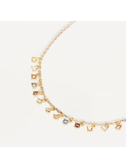 Колье Willow серебро 925 пробы покрытое золотом