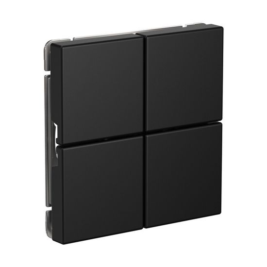 Выключатель сценарный 4-кл. ArtGallery (сх. 1) карбон SE GAL001074