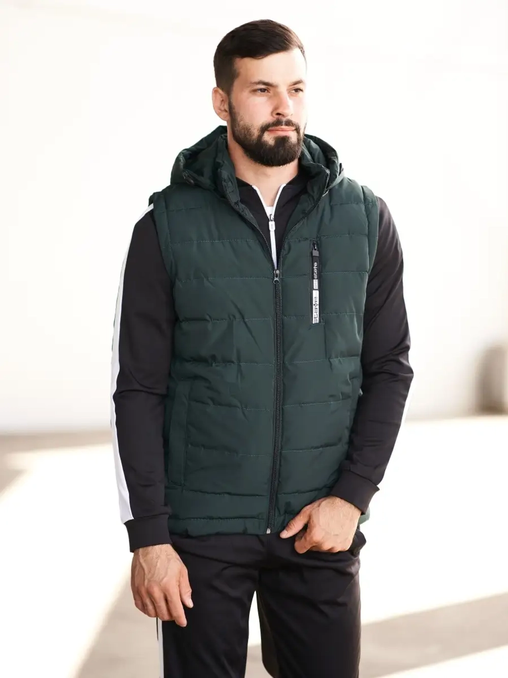 Жилет мужской/демисезонный/алга/alga