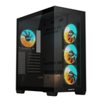 Корпус Gigabyte GB-C500P PANORAMIC STEALTH черный ATX