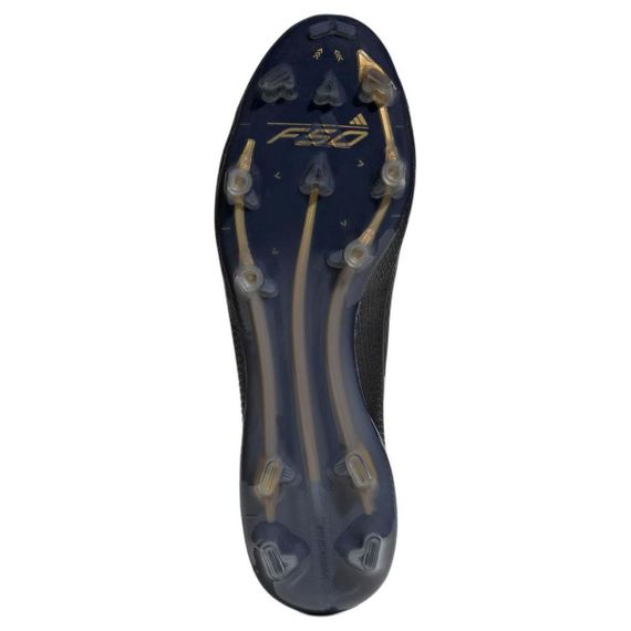 Элитные бутбольные ботинки Adidas F50 Низкие Черно-серые кроссовки Унисекс