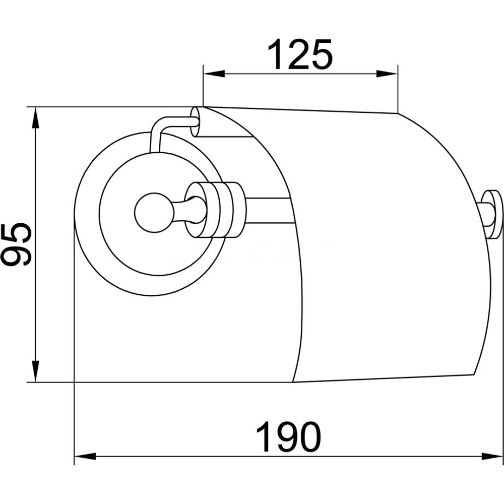 Держатель туалетной бумаги Boheme Hermitage 10320 BRONZE