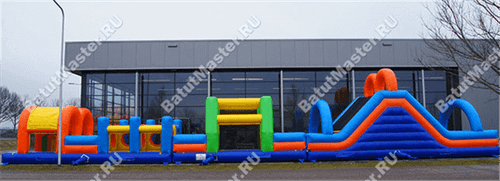 Надувная полоса препятствий "Летняя забава"