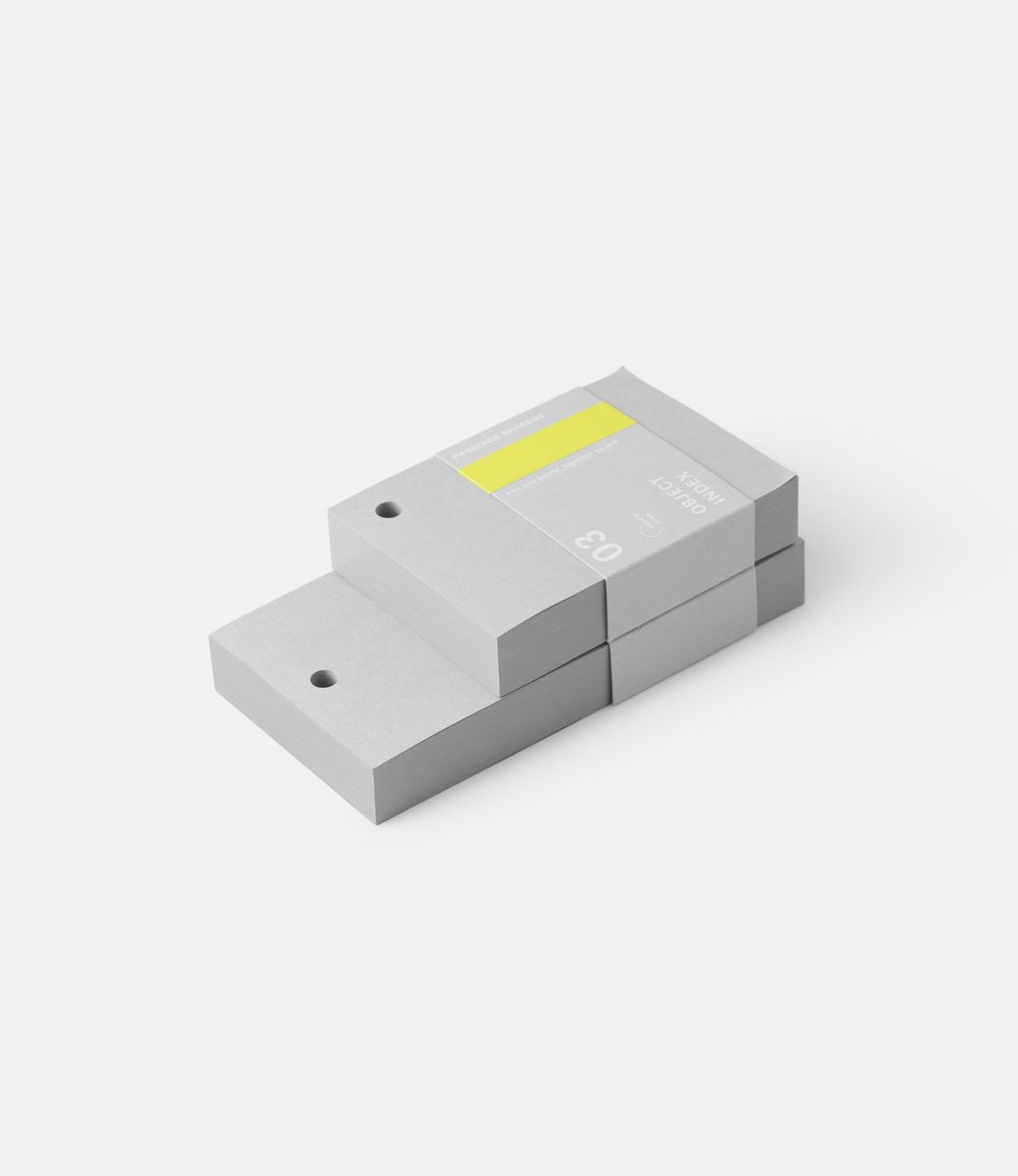 Object Index Penstand Notepad Gray — бумага для заметок
