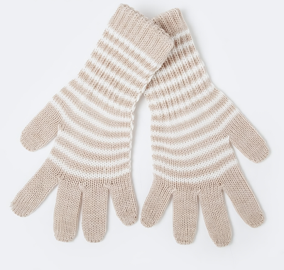 Перчатки для девочки удлинённые, бежевый, р. 16/ 4529148 СНЕЖАНЬ, 1 шт.
