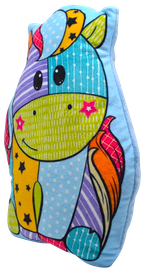 Мягка игрушка - подушка символ года лошадка "Элли" h 36 см