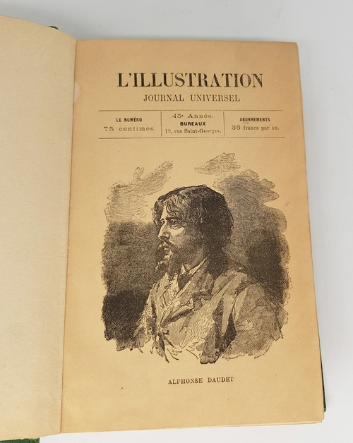 "Trente ans de Paris (Тридцать лет Парижа)". Alphonse Daudet (Альфонс Доде). 1888г. - антикварное издание
