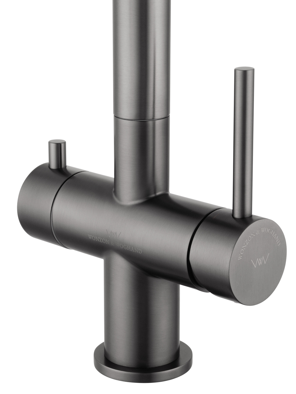Смеситель для кухни c подключением фильтра WONZON & WOGHAND, Темный графит (WW-3211-BGG)