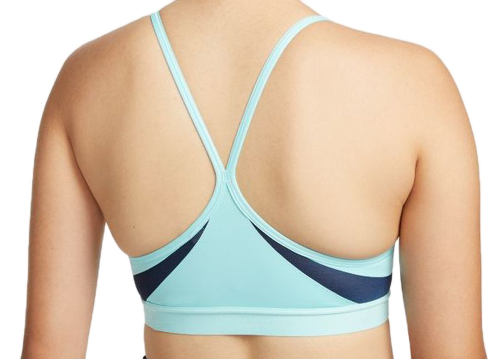 ТОП теннисный Nike Indy Bra V-Neck W - copa/midnight navy/glacier ice/white