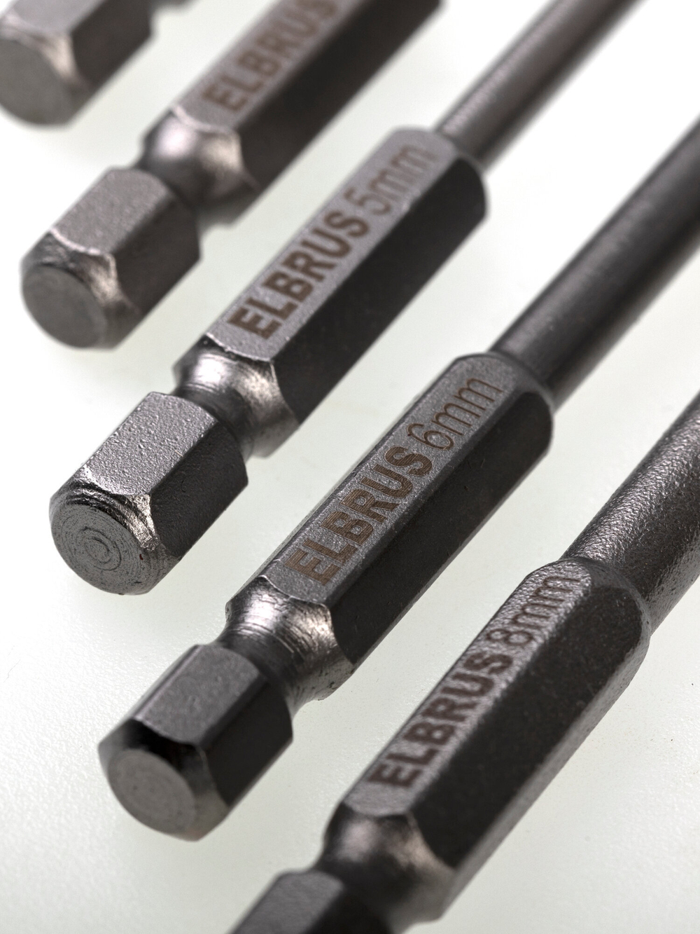 Набор сверл ELBRUS TOOLS, по стеклу и керамике, в пластиковом боксе, 5шт