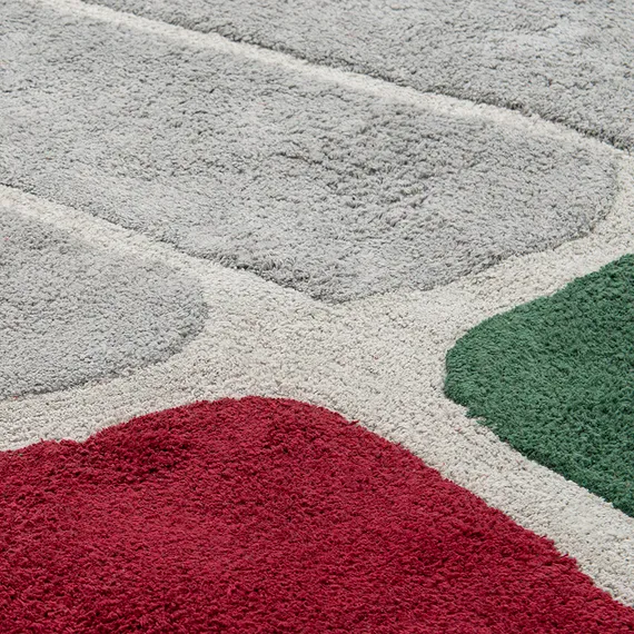 Ковер из хлопка с рисунком Tea plantation из коллекции Terra, 200х300 см