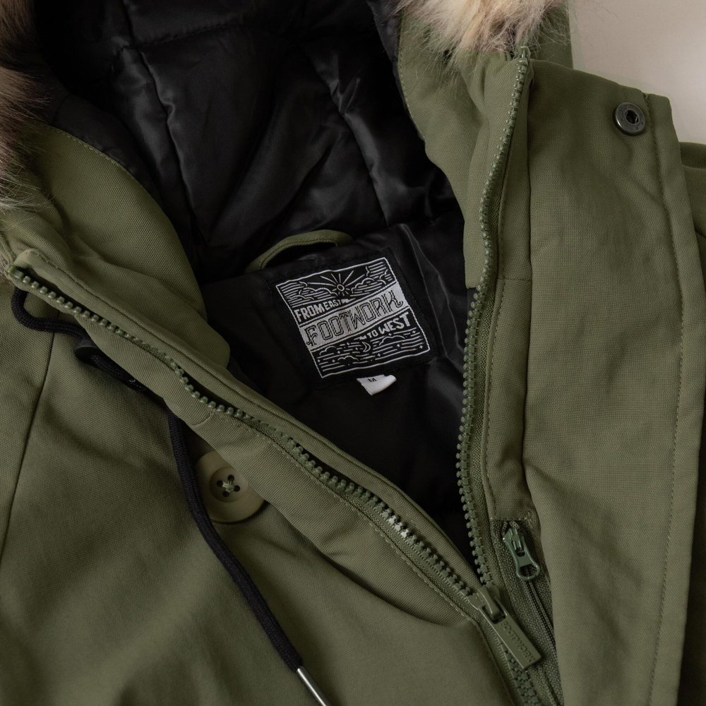 Парка зимняя Footwork Amut Olive Night