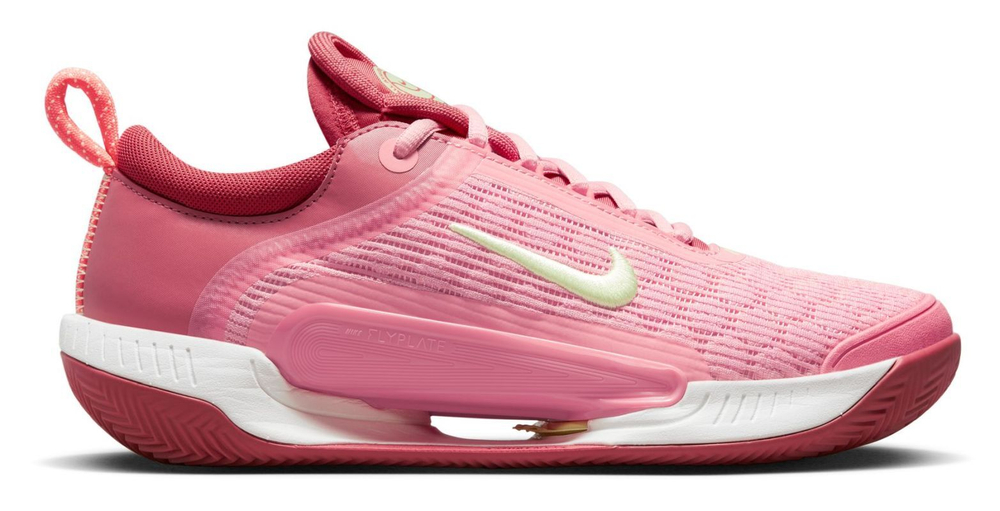 Женские Кроссовки теннисные Nike Zoom Court NXT Clay - coral chalk/barely volt/hot punch/adobe