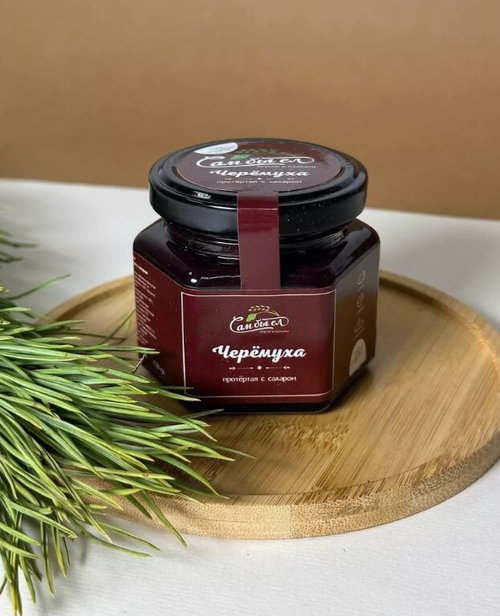 Черемуха протертая с сахаром / 130 г / Сам бы ел