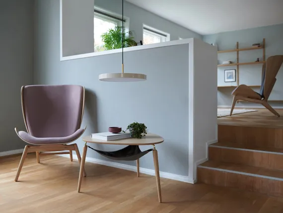 Журнальный столик Umage Hang Out, черный дуб, латунь