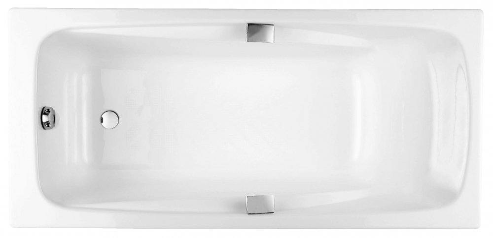 Чугунная ванна Jacob Delafon REPOS 180x85 с ручками