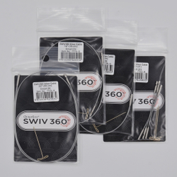 Лески SWIV360 small(S) от ChiaoGoo, 13 см. - 125 см., silver cable