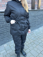 Женская горка Валькирия флис / осень-зима / чёрный