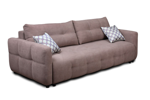 Диван-кровать прямой еврокнижка Саманта (Сиреневый)