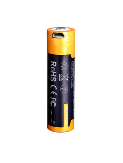 Аккумулятор Fenix 18650 ARB-L18-2600U 2600mAh с разъемом для USB