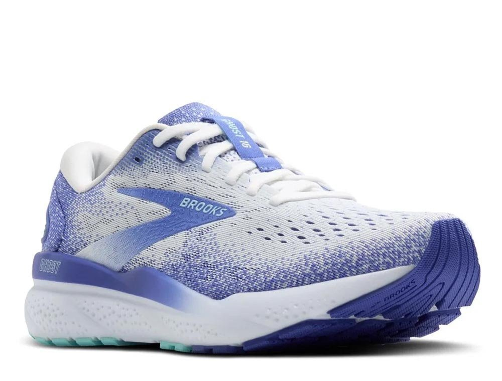 Кроссовки для бега женские Brooks Ghost 16 W Бело-Синие
