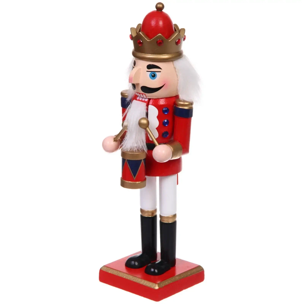 Фигурка новогодняя «Щелкунчик - Игра на барабане» 7,7*7,5*25,2 см