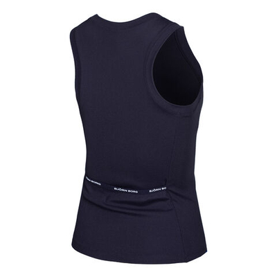 Женская теннисная майка Björn Borg ACE Rib Pocket Tank Top Women - Dark Blue