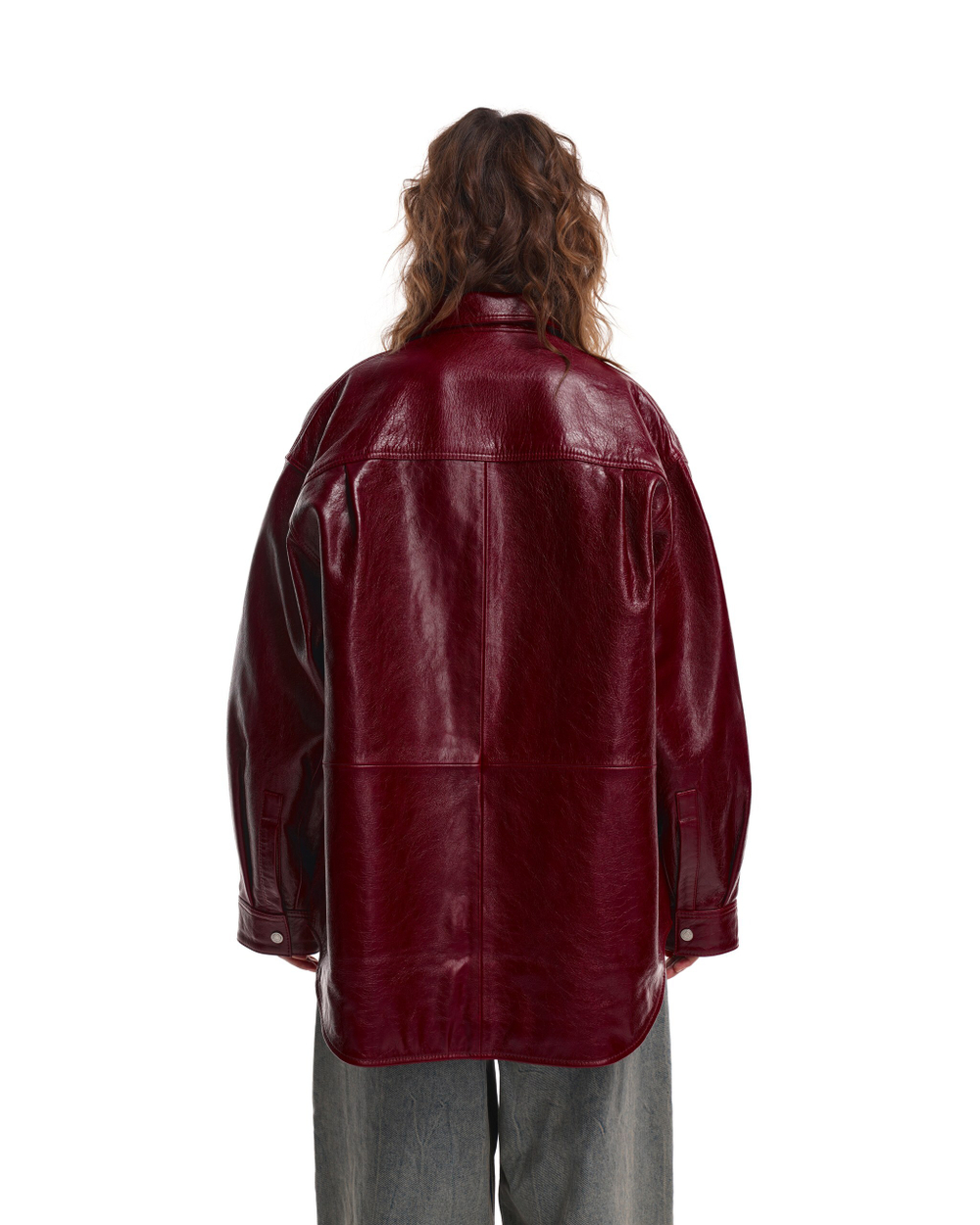 Рубашка кожаная