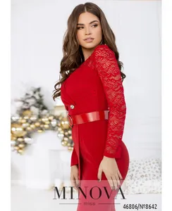 Платье 8642-красный Minova