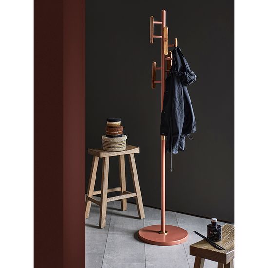 Вешалка напольная fem, терракотовая