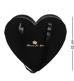 WG-99/1-B Коробка мал. «Сердце» цв.черный