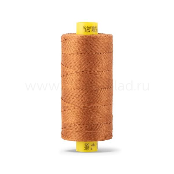 Нитка Gutermann Mara 30 (300 метров), 1 кат., для отстрочки | 448 шоколадная охра