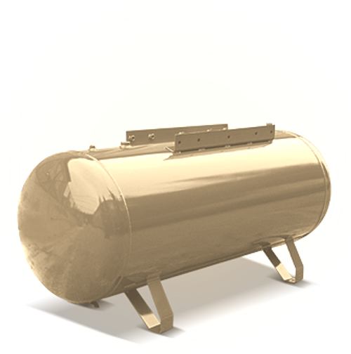 Оцинкованный горизонтальный ресивер dnt рв 150 10 бар