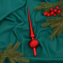 Макушка Классика полосы 25 см., красный, Зимнее Волшебство (6537062)